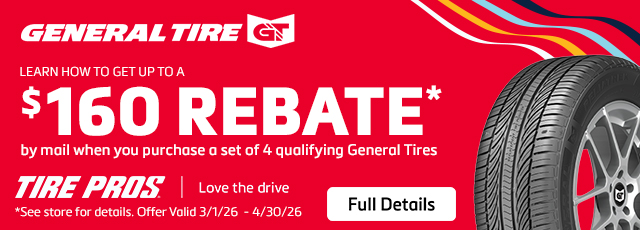 General Tire offer | Pace Tire Pros